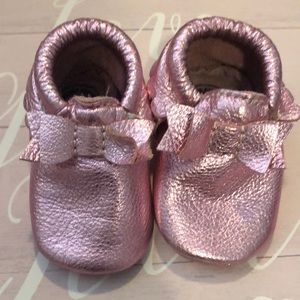 Freshly picked rose gold shoes